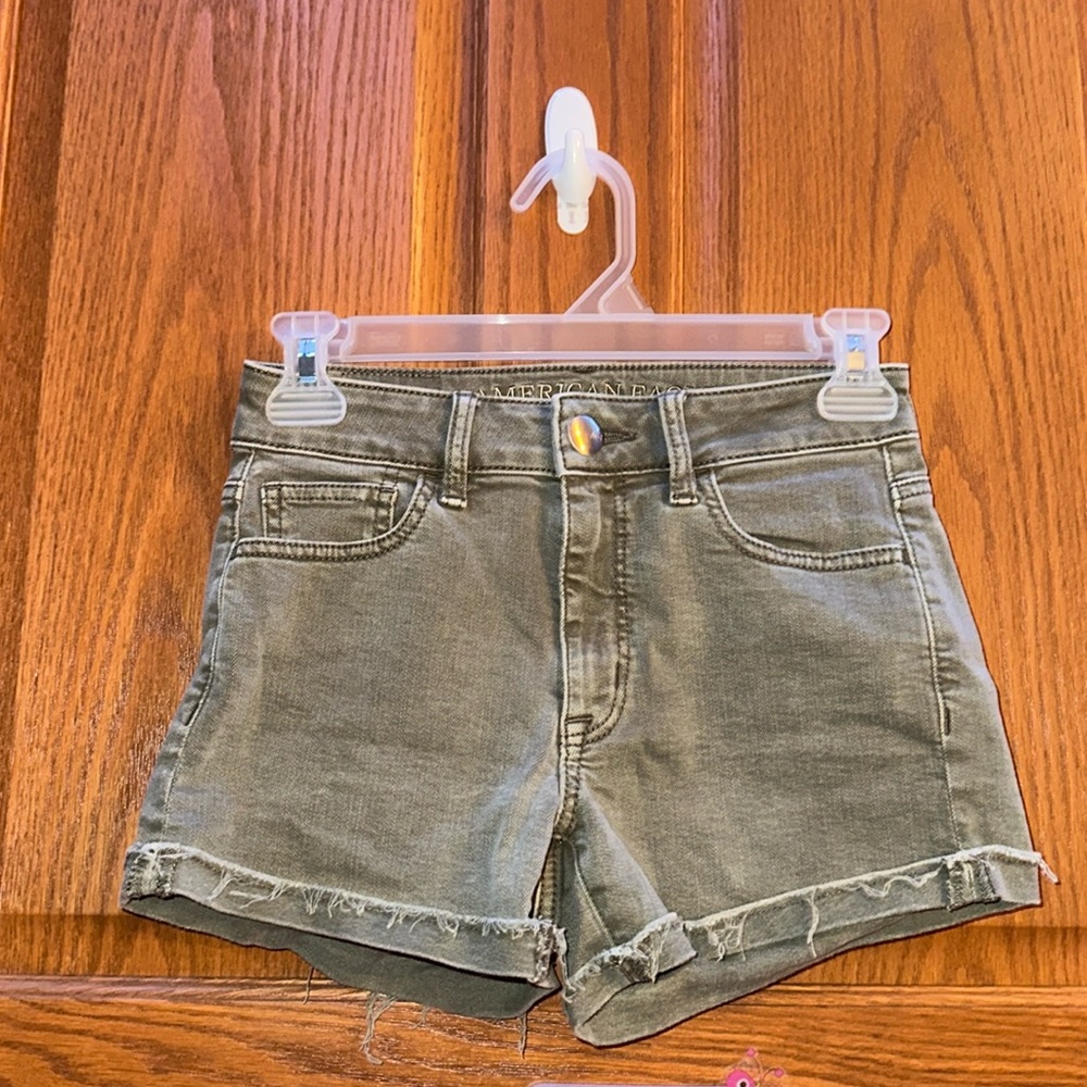 American eagle hi-rise shortie